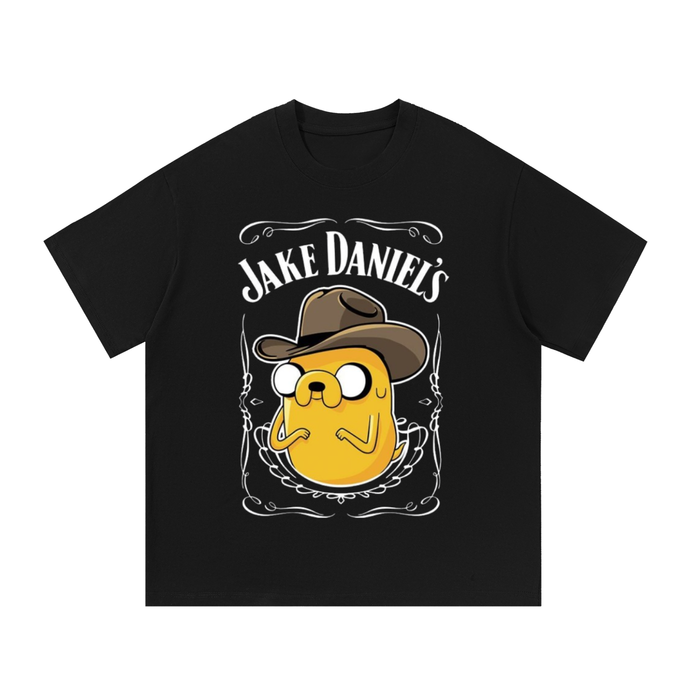 "jake daniels" adventure time x jack daniels graphic tee