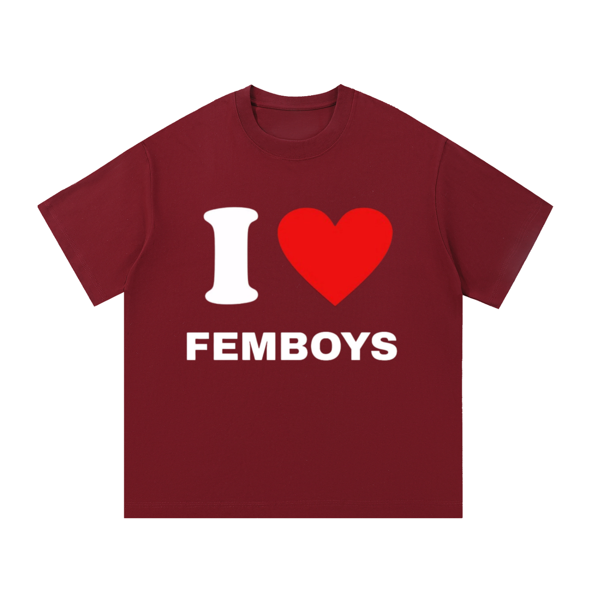 "i heart femboys" graphic tee