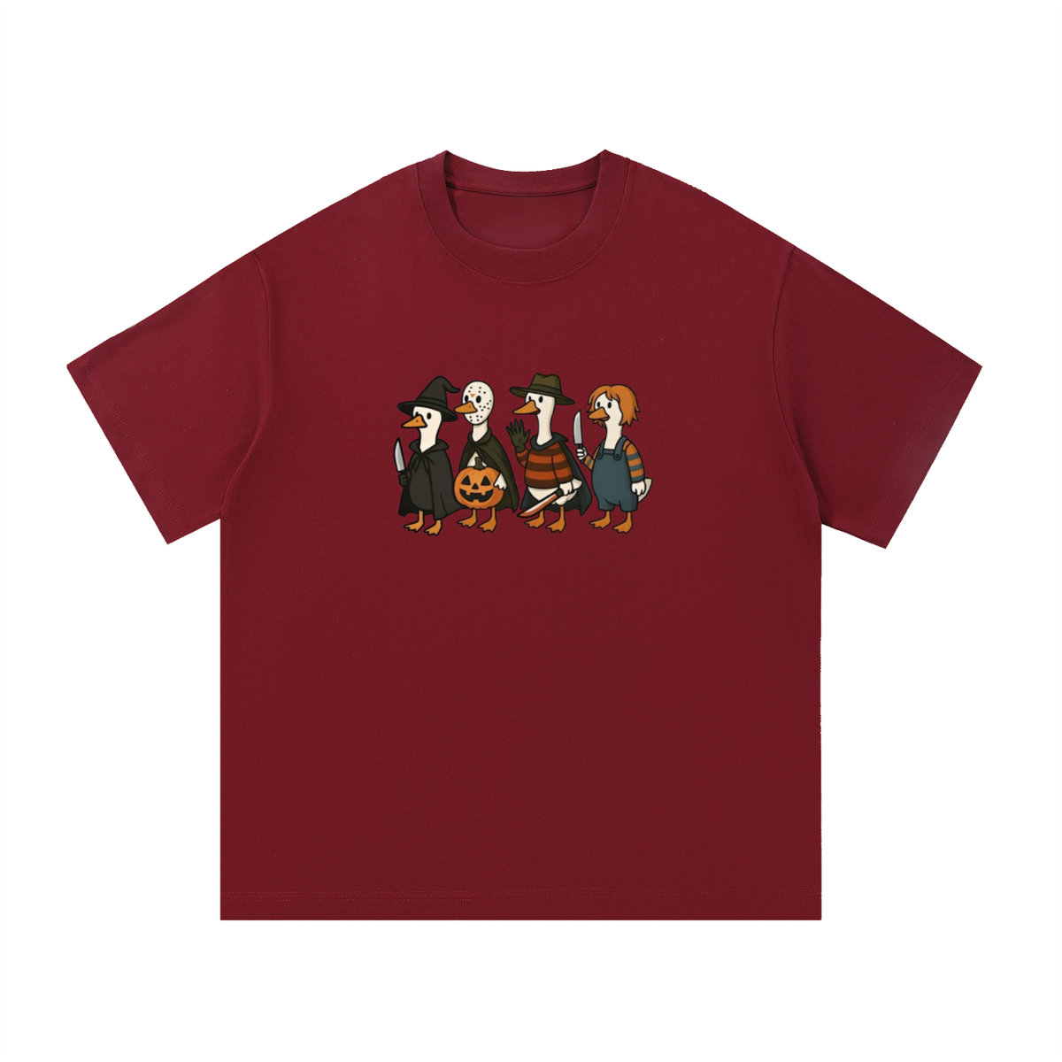 halloween goose villains graphic tee