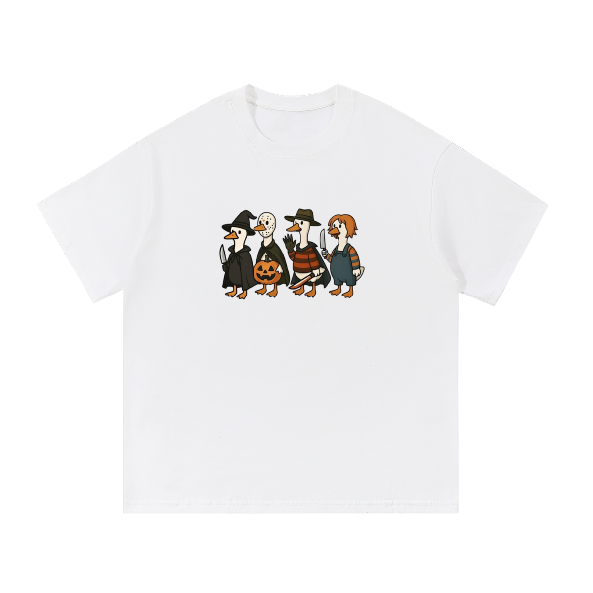 halloween goose villains graphic tee